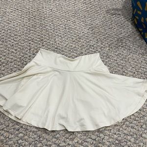 Cream tennis skirt